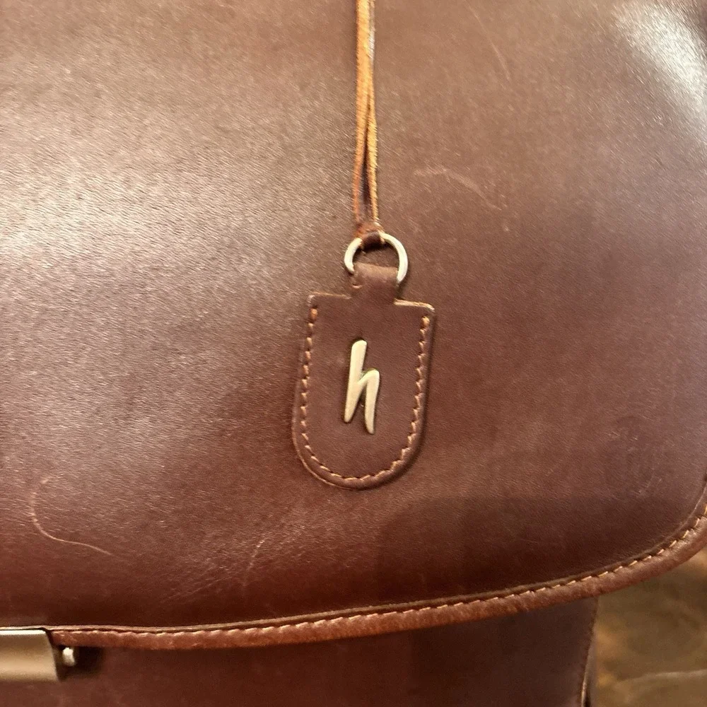 Vintage‎ Hartmann Belting Leather Briefcase Brown Attache Case Combo Lock